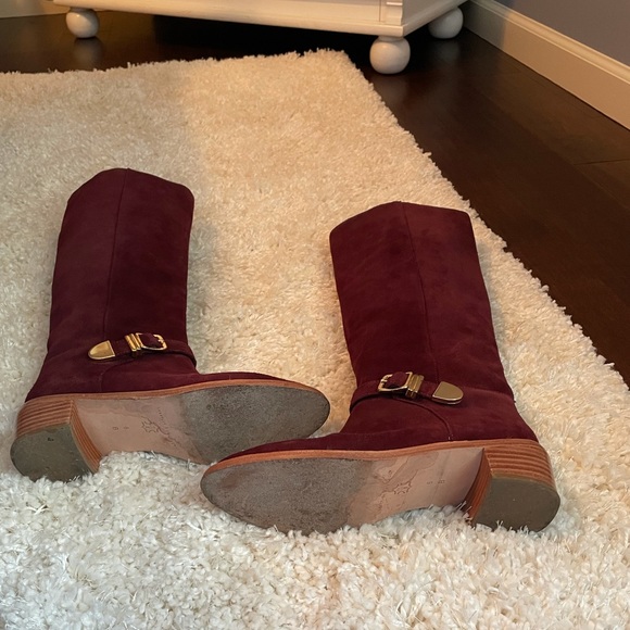 Loeffler Randall suede boots. - Picture 2 of 7